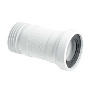 McAlpine 364WCF26R Long Straight Flexible Pan Connector Outlet 4in/110mm