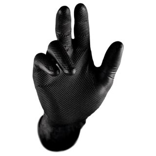 Arctic Hayes GRIP50BKL Gripster Nitrile Disposable Gloves - Size Large - Pack of 50