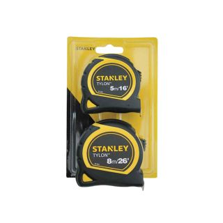 Stanley STA998985 Tylon Tape Twin Pack 5m/16ft and 8m/26ft