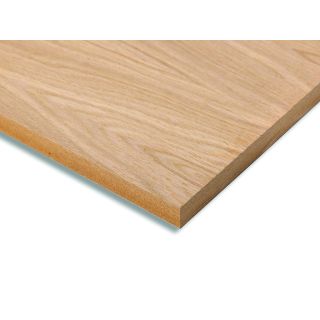 Oak Veneered Crown Cut 2 Sided MDF 19 x 2440 x 1220mm