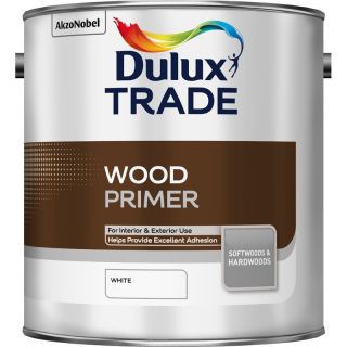 Dulux Trade Wood Primer White - 2.5 Litre 5183384