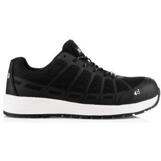 Buckbootz Boots - Safety Lace Trainer - Black - Size 7