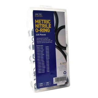 Arctic Hayes BOXM Metric Nitrile O-Ring Assortment Kit 225 Pieces