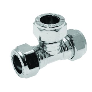 EP Compression Reducing Tee Branch CP 22mm x 22mm x 15mm