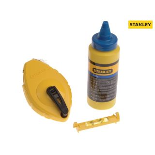 Chalk Line 30m, Blue Chalk & Level