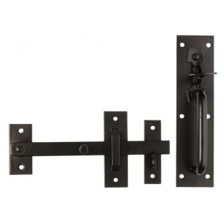 Dale Hardware DP006190 Black Japanned Suffolk Gate Latch