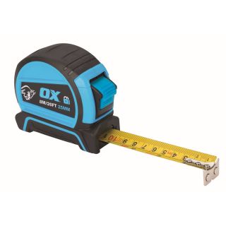 OX Pro Dual Auto Lock Tape Measure - 8m