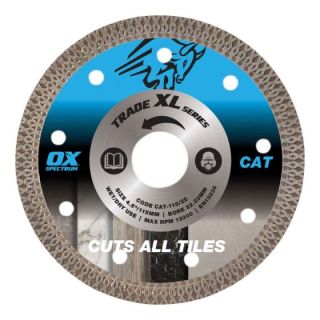 Ox Tools - Spectrum Trade Cuts All Tiles Diamond Blade - 115/22.23mm