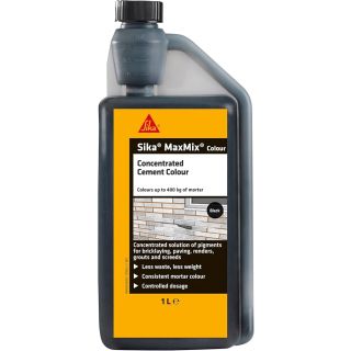 Sika Maxmix Cement Colour - Black - 1 Litre