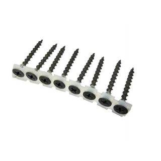 3.5 x 32mm Black Drywall Screws - Coarse Collated - Box of 1000