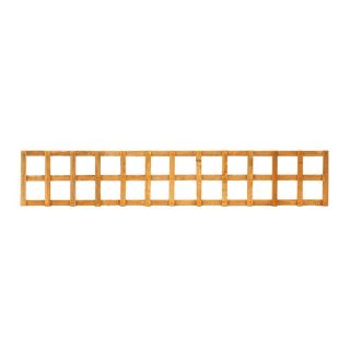 Grange Heavy Duty Square Trellis - 6' x 1' - Golden Brown