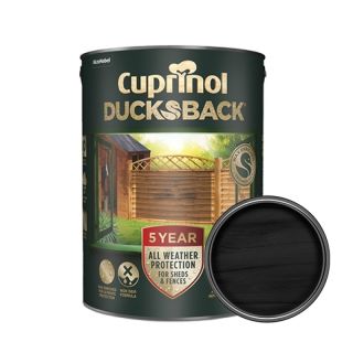 Cuprinol 5 Year Ducksback - Black - 5 Litre