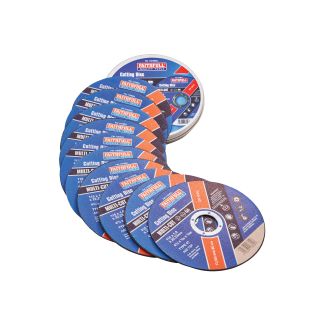 Faithfull 115mm Multi-Cut Discs - Tin of 10