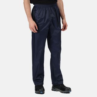 Regatta Pro Packaway Breathable Over Trouser - Navy - Size Medium