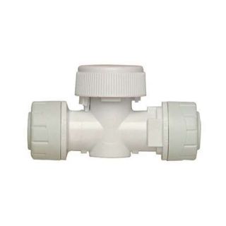 Polypipe PB5915 - Shut-Off Valve (White) 15mm x 15mm Warm/Cold