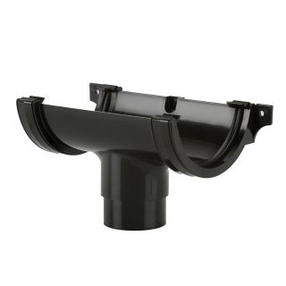Brett Martin Black Roundstyle Running Outlet 112mm