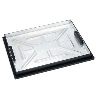 Recessed Sealed Man Hole Cover and Frame - 5 Tonne 450mm x 46mm x 600mm