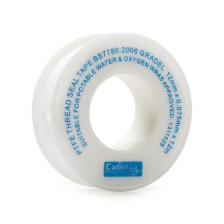 Wyndam WYN-PTFE-TAPE Calmag PTFE Tape - WRAS Approved - 12m x 12 x 0.075mm