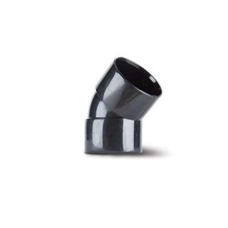 WS17B - Obtuse Bend 45° 32mm. Black