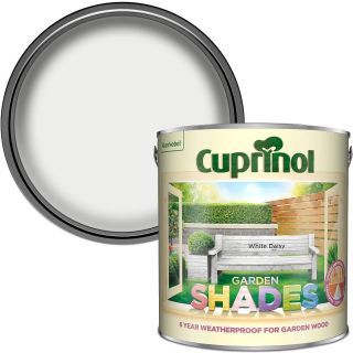 Cuprinol Garden Shades Paint - White Daisy - 2.5 Litre
