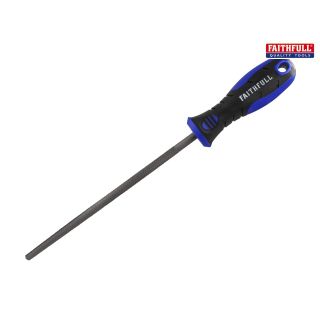 FAIFIRSC8 Handled Round Second Cut Engineers File 200mm (8in)