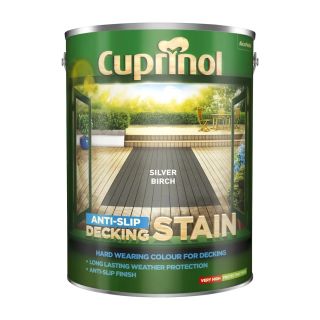Cuprinol Anti-Slip Deck Stain - Silver Birch - 5 Litre