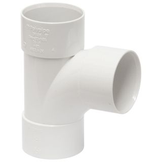 Polypipe Solvent Waste Tee 92.5 Deg 40mm - White