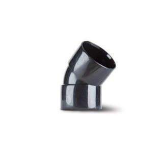 WS18B - Obtuse Bend 45° 40mm. Black