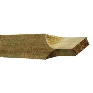 Triangular Arris Rail - Treated - Scarfed Ends - 75 x 75mm x 3M)
