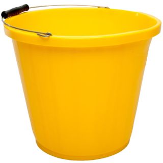 Stadium BB6 3 Gallon Heavy Duty Yellow Bucket
