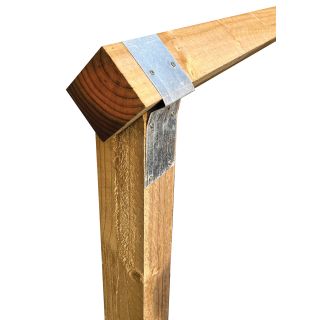Wingham Timber Birdsmouth Strap Once Bent for Rail 75 x 75mm