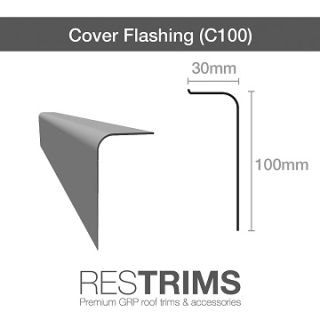 Restec C100 Cover Flashing - 100mm x 3 Metre