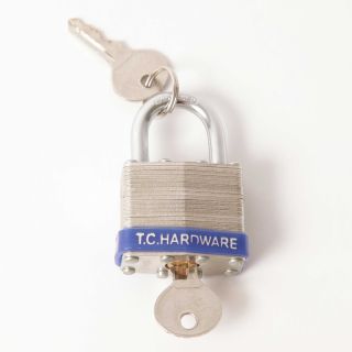 Faithfull Steel Laminated Padlock 40mm