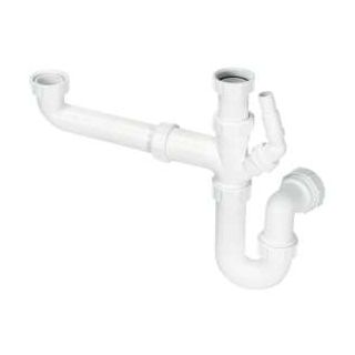 McAlpine 370SK1 75mm Water Seal Standard Bowl and a Half Plumbing Kit with Multifit Outlet 1 1/2