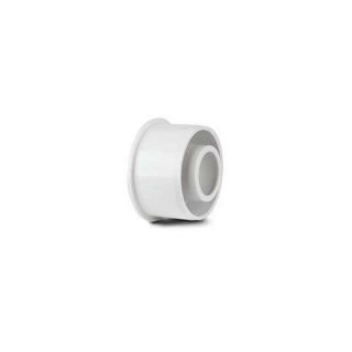 S416W - Polypipe Overflow ABS 40mm to 21.5mm Solvent Weld Reducer White