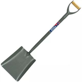 Spear & Jackson 2002AR Tubular Steel Square Mouth No 2 Shovel