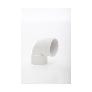 Polypipe Solvent Waste Bend 90 Deg 40mm White