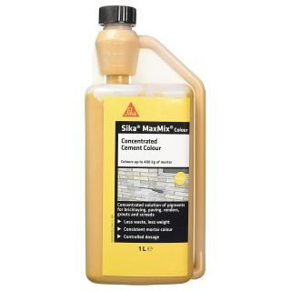 Sika Maxmix Cement Colour - Yellow - 1 Litre