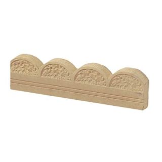 Stonemarket Yorkstone Scalloped Edging - 590mm x 150mm - York Buff