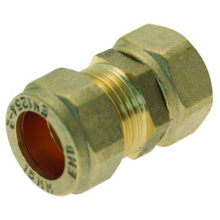 EP Hp Compression Tap Connector Straight 15mm x 1/2