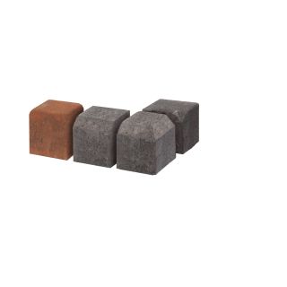 Pavekerb - Bullnose Charcoal 100mm x 127mm x 125mm