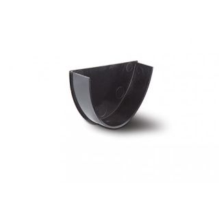 Polypipe Deep Capacity Internal Stopend Black Plastic 117mm