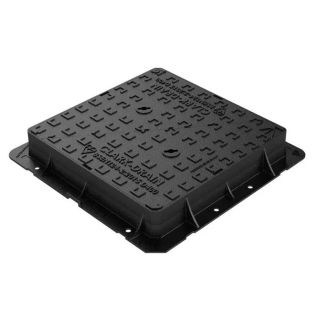 Clark-Drain Double Triangular Manhole Cover and Frame 600 x 600mm