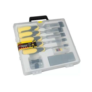 Stanley STA516421 DYNAGRIP™ Chisel with Strike Cap Set - 5 Piece + Accessories