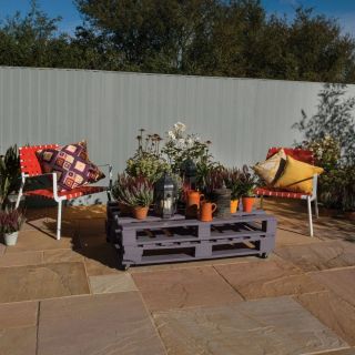 Sunset Buff Sandstone Slab - 300 x 300 x 22mm