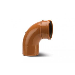 Polypipe Underground Drain 110mm 87.5 degree Bend - Single Socket