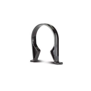 SC43B - Pipe Clips (Plastic) 4in/110mm. Pipe (Saddle). Black