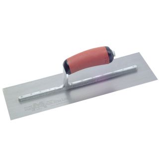 Marshalltown M/TMPB13SSD Pre-Worn Stainless Steel Plasterers Trowel - Durasoft Handle 13