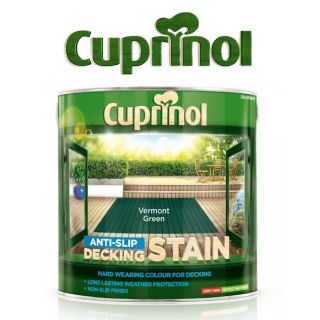 Cuprinol Anti-slip Decking Stain - Vermont Green 2.5 Litre 5083458