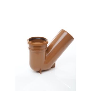 Polypipe Underground Universal Gully Trap 110mm - Orange Plastic